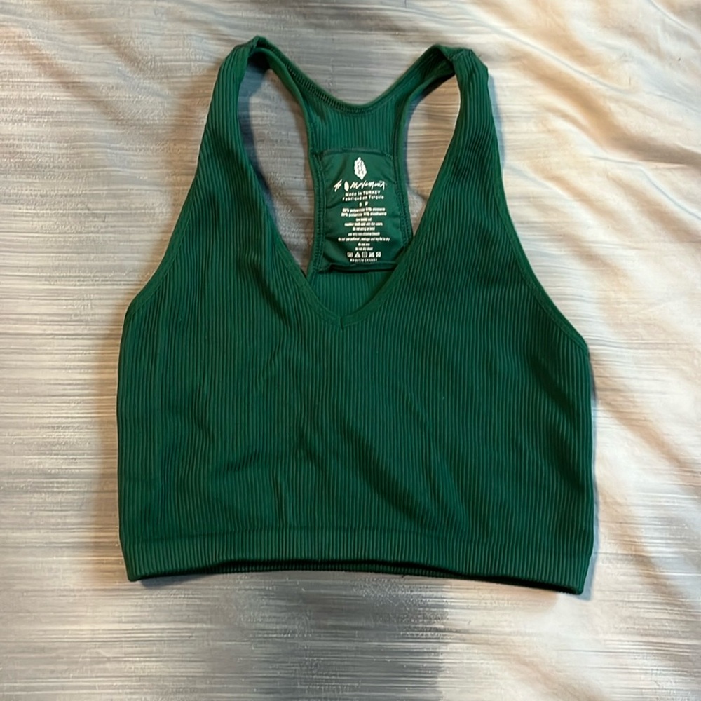 FP Movement by Free People Green Crop Top